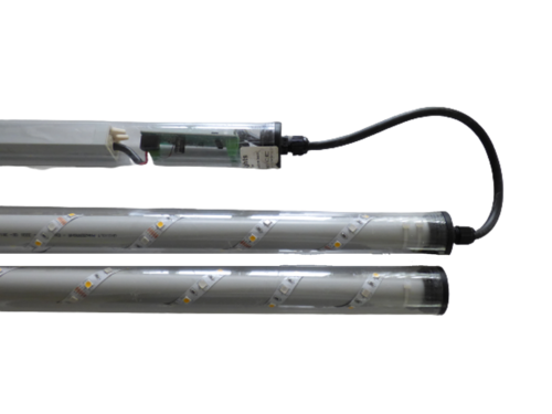 7937  Gabionen Beleuchtung mit LED Lampe 2 x 1,40m RGB+Warm Wei� bis Kalt Wei� 