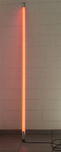 8196 LED Leuchtstab Satiniert 0,63m L�nge 950 Lumen IP44 f�r Au�en Rot 