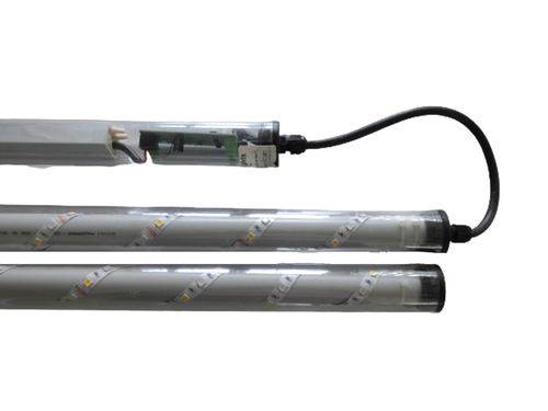 8517 Gabionen Leuchte 230 Volt LED 360- 2 x 0,9 m warm wei