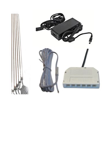 1743 LED ALU Slim 5x1,00m direkt-indirektes Licht Netzteil Kalt Wei�