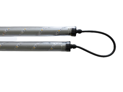 8729 Gabionen Leuchte LED 360 Grad 1,20 m warm wei� 