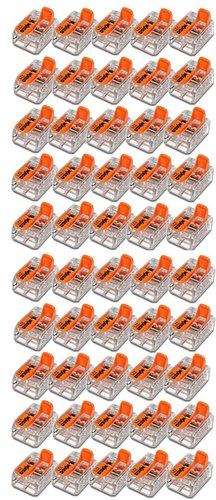 8790 Wago Klemme 2-pol. Mit Hebel bis 4 mm  50 Stck 