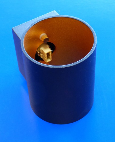 9207 Wandleuchte SQUALLA rund G9 Sockel  schwarz/golden 