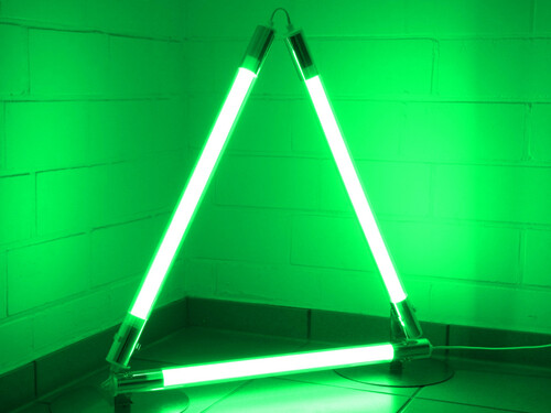 9288 LED Stab Leuchte DEL 3x18 Watt a 127cm gr�n 