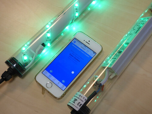 4078 Gabionen Leuchte SMART mit WiFi und LEDs 360- RGB 0,50m 