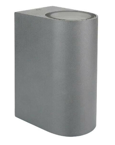 2092 Wandleuchte Au�en Torre Up and Down 2xGU-10 IP-54 2 Flammig Grau 