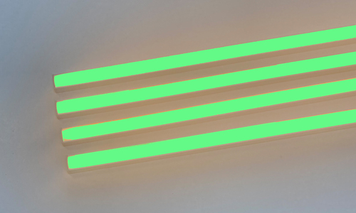 2202 LED ALU Leuchte f. Paneele 18mm Abstand 4x50cm Netzteile GR�N