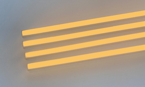 2210 LED ALU Leuchte f. Paneele 18mm Abstand 4x50cm Netzteile ORANGE