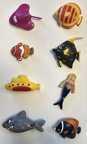 2276 DEKO 8-er SET f�r Wassers�ulen und DEKO