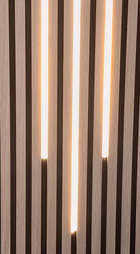 2374 LED ALU Leuchte f Paneele 18mm Abstand 3x150cm Netzteile Neutralw