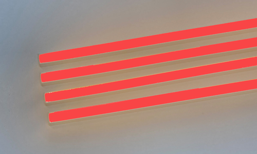 2397 LED ALU Leuchte f Paneele 18mm Abstand 4x100cm Netzteile GELB