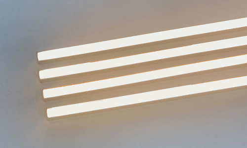 2402 LED ALU Leuchte f Paneele 18mm Abstand 4x100cm Netzteile Neutralw