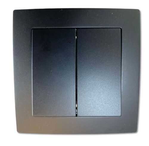 2636 Levina sw/sw Serienschalter schwarz 230 Volt 10 Ampere