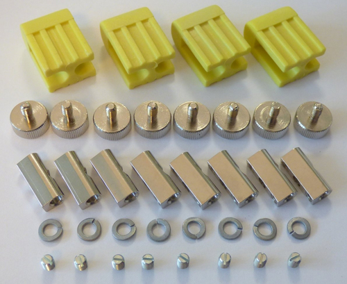 26 Lampen Halter gelb f�r Stift Sockel LED Lampen im 4-er Satz