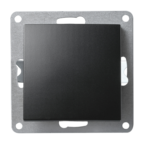 2773 Einsatz schwarz Wechselschalter Steckanschluss einfach