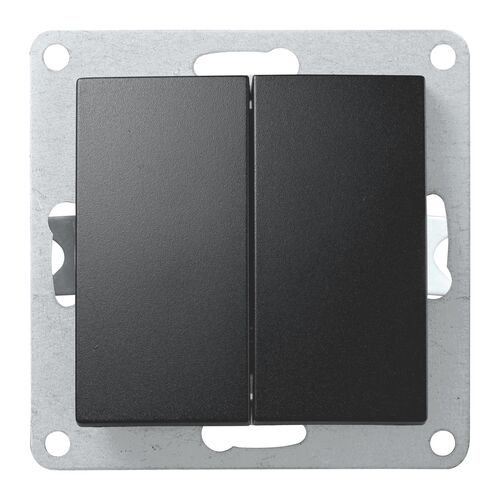 2790 Einsatz schwarz Serienschalter 230 Volt 10 Ampere