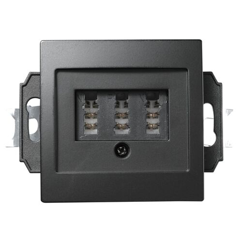 2806 Einsatz schwarz TAE-NFN Telefon Dose