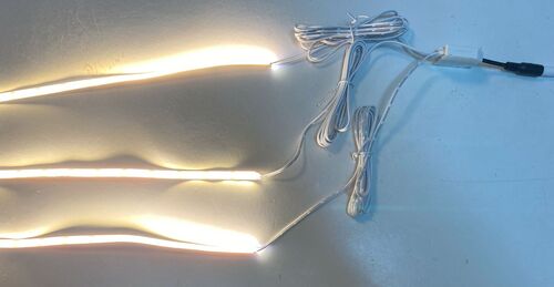 2849 LED Regal Beleuchtung kalt wei� 3 x 0,3 m inclusive Netzteil 