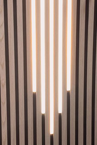 3375 LED Leuchte KS-schwarz 4x50cm +Fernbed. +CCT=Warm Wei� -Kalt Wei�