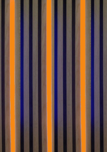 3391 LED Leuchte Kunst. Schiene wei� 3x150cm inkl. Netzteil ORANGE