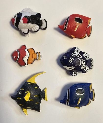 3412 DEKO Set Skalar, Clown, Rot, Blau, Schwarz/Wei�, Blau/Wei�