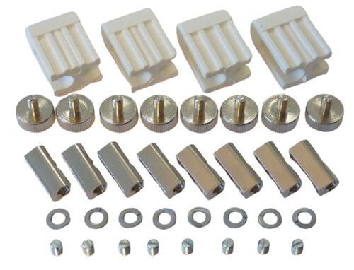 3417 Lampen Halter wei� f�r Stift Sockel LED Lampen im 4-er Satz