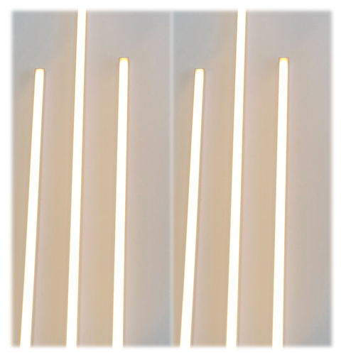 3651 LED Paneele Leuchte Warm Wei�-Kalt Wei� KS-wei� 5x100cm+ Fernb.