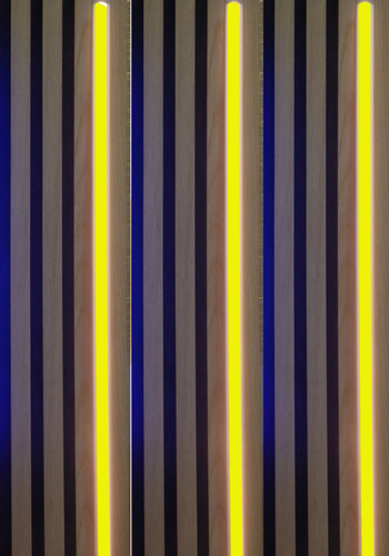 3663 LED Leuchte KS-wei 6x50cm m. Fernb. GELB