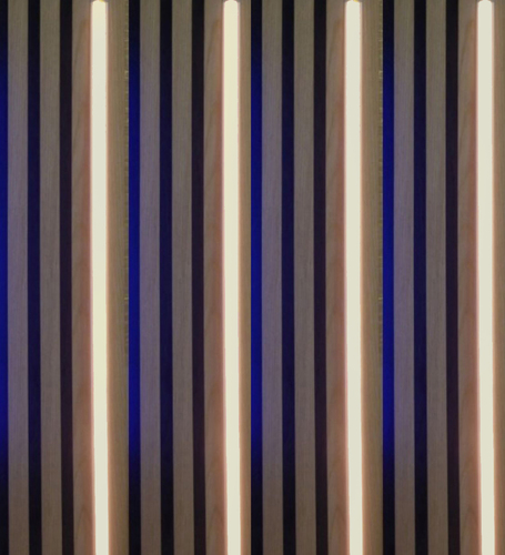 3703 LED Leuchte Kunst. Schiene 4x125cm Kalt Wei�