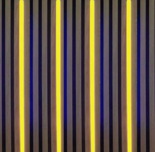 3705 LED Leuchte Kunststoff Schiene wei� 4x125cm Netzteil Gelb 