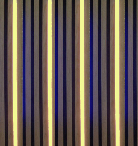 3713 LED Leuchte Kunst. Schiene 4x150cm inkl. Netzteil Warm Wei�