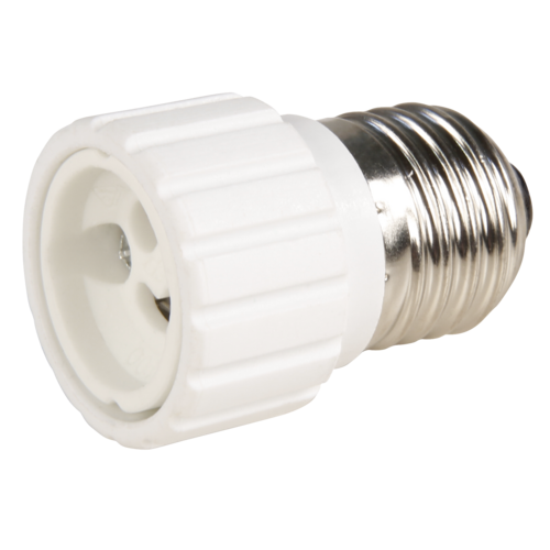 3720 Adapter von E27 auf Sockel GU10 Porzellan 230 Volt