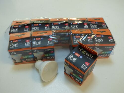 3784 10er LED Lampe 5 W GU10 400lm SMART RGB +CCT APP