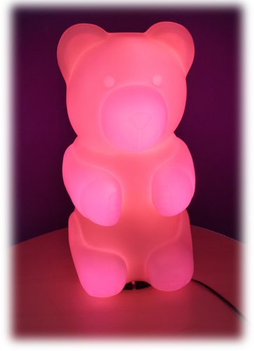 3896 LED Leuchte Nikki Br 12 Volt PINK Hhe 31cm 