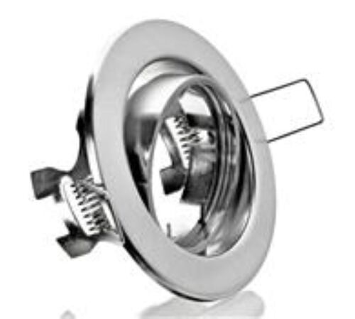 3940 Einbaustrahler schwenkbar Eisengeb�rstet mit GU-10 Fassung