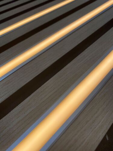 4053 LED 3x Digi Leuchte Paneele KS-Wei� 0,5m Warm Wei� 24V Netzteil