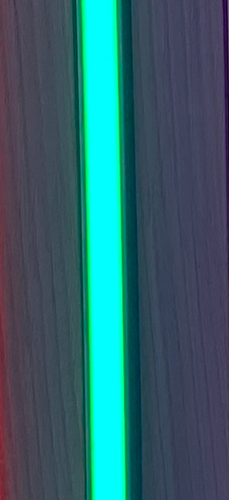 4080 LED Leuchte ALU Schiene Slim 50cm matt Gr�n inkl. Netzteil