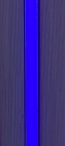 4081 LED Leuchte ALU Schiene Slim 50cm matt BLAU inkl. Netzteil