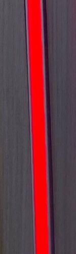 4087 LED Leuchte ALU Schiene Slim 3x50cm matt ROT inkl. Netzteil