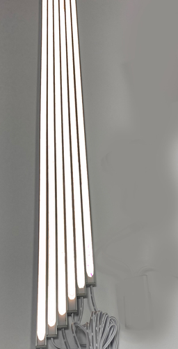 4201 LED Leuchte ALU Schiene Slim 6x1m matt Kalt Wei inkl. Netzteil