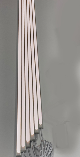 4202 LED Leuchte ALU Schiene Slim 6x1m matt Neutral Wei inkl.Netzteil