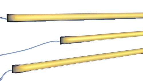 4211 LED RGB Leuchte COB Kunststoff-Wei� 3x 50cm 4Zonen Fernbedienung