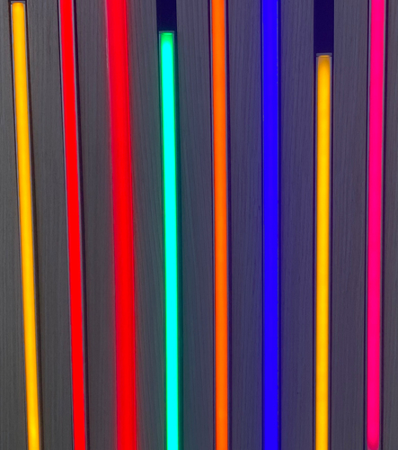 4216 LED Leuchte ALU f�r Akustik-Holz-Paneele 1x100cm RGB FB Netzteil