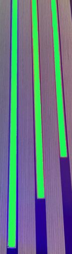 4371 LED Leuchte ALU Schiene Slim 3x1m matt GRN inklusive Netzteil