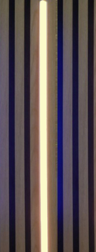 4401 LED Leuchte 1x150cm schwarze Kunststoff Schiene Netzteil WarmWei�