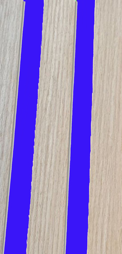 4543 LED RGB Leuchte Kunststoff Schiene schwarz 2x125cm 4Zonen Fernb.