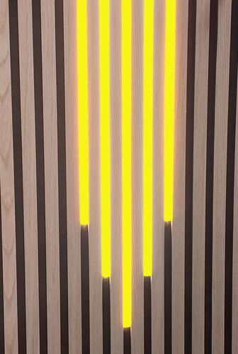 4667 LED Leuchten Mix KS-we 60-80-100-80-60cm Netzteil Gelb