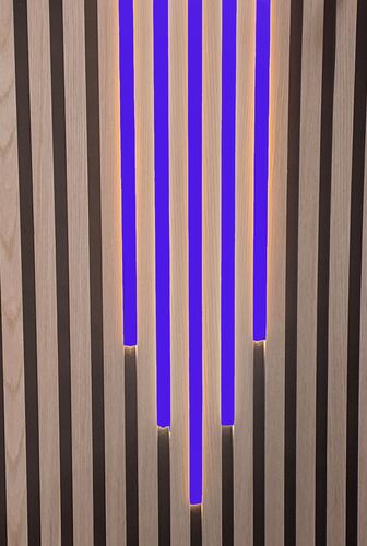 4673 LED Leuchten Mix KS-we 60-80-100-80-60cm Netzteil Blau