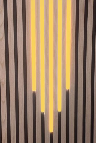 4674 LED Leuchten Mix KS-we 60-80-100-80-60cm Netzteil Orange