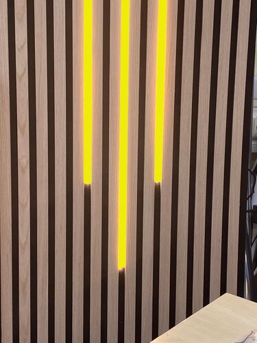 4770 SMART Leuchte ALU Schiene Slime 3x1,5m matt GELB + Netzteil